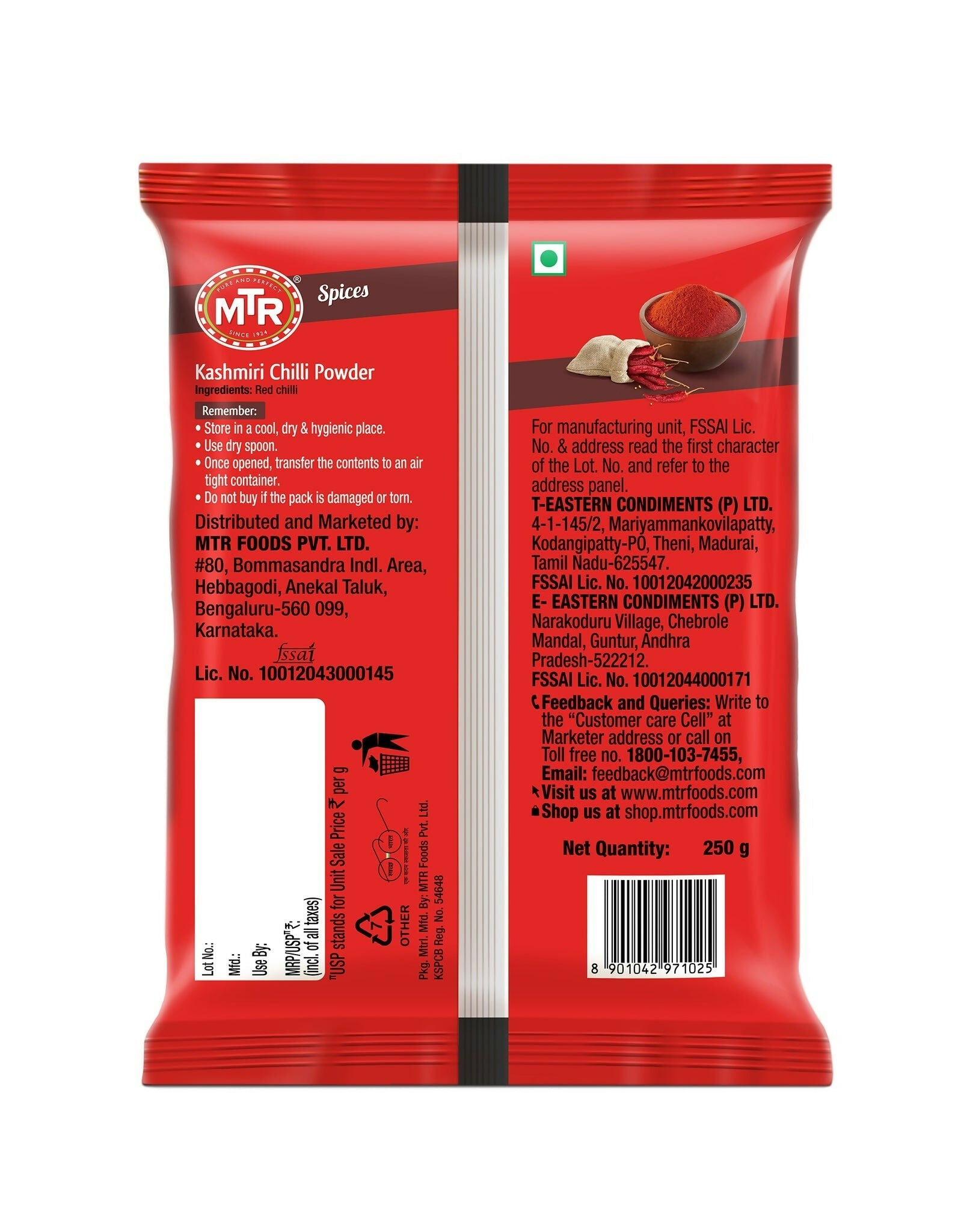MTR Kashmiri Chilli Powder - Grab2buy