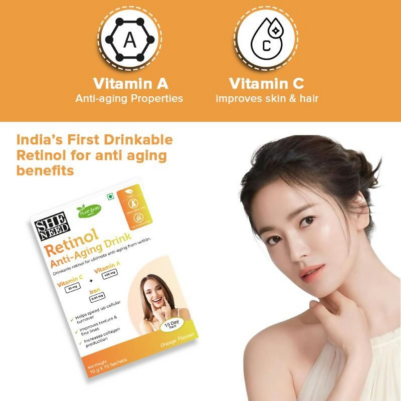 SheNeed Retinol Activated Anti-Aging Drink 