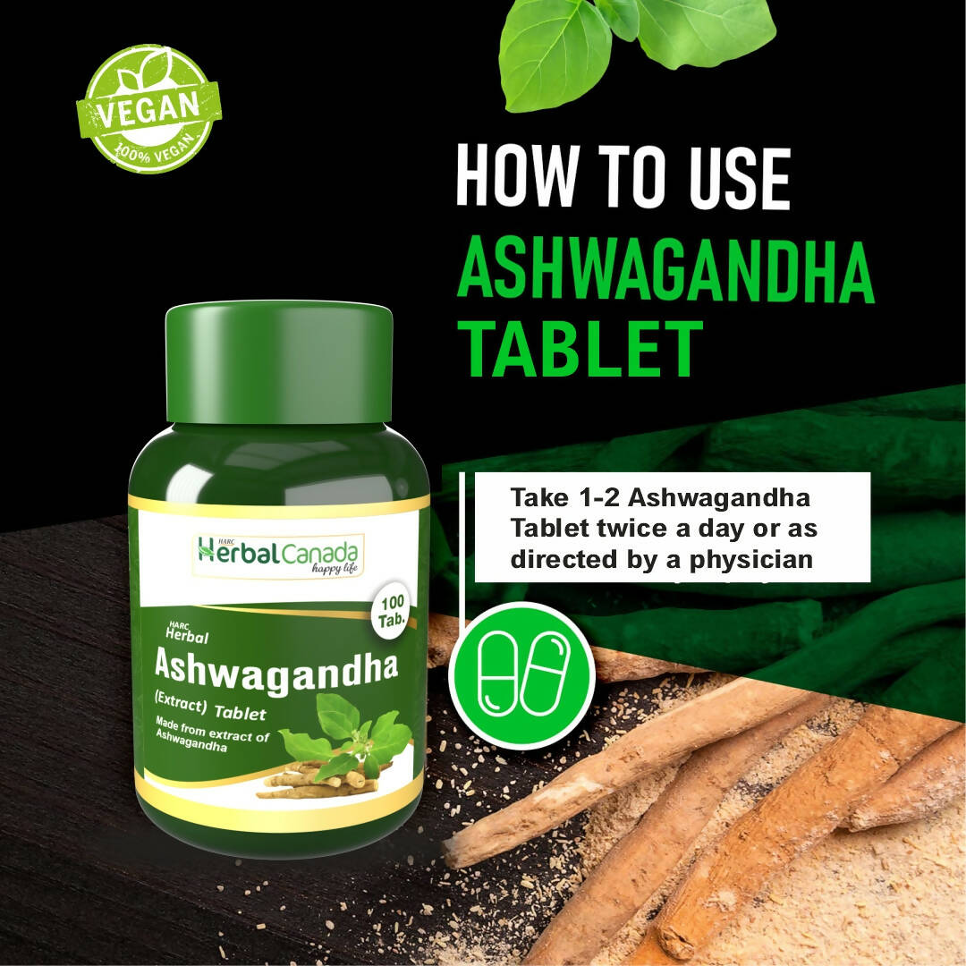 Herbal Canada Ashwagandha Extract Tablets 