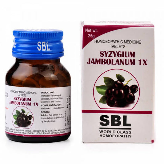 SBL Homeopathy Syzygium Jambolinum Trituration Tablets 