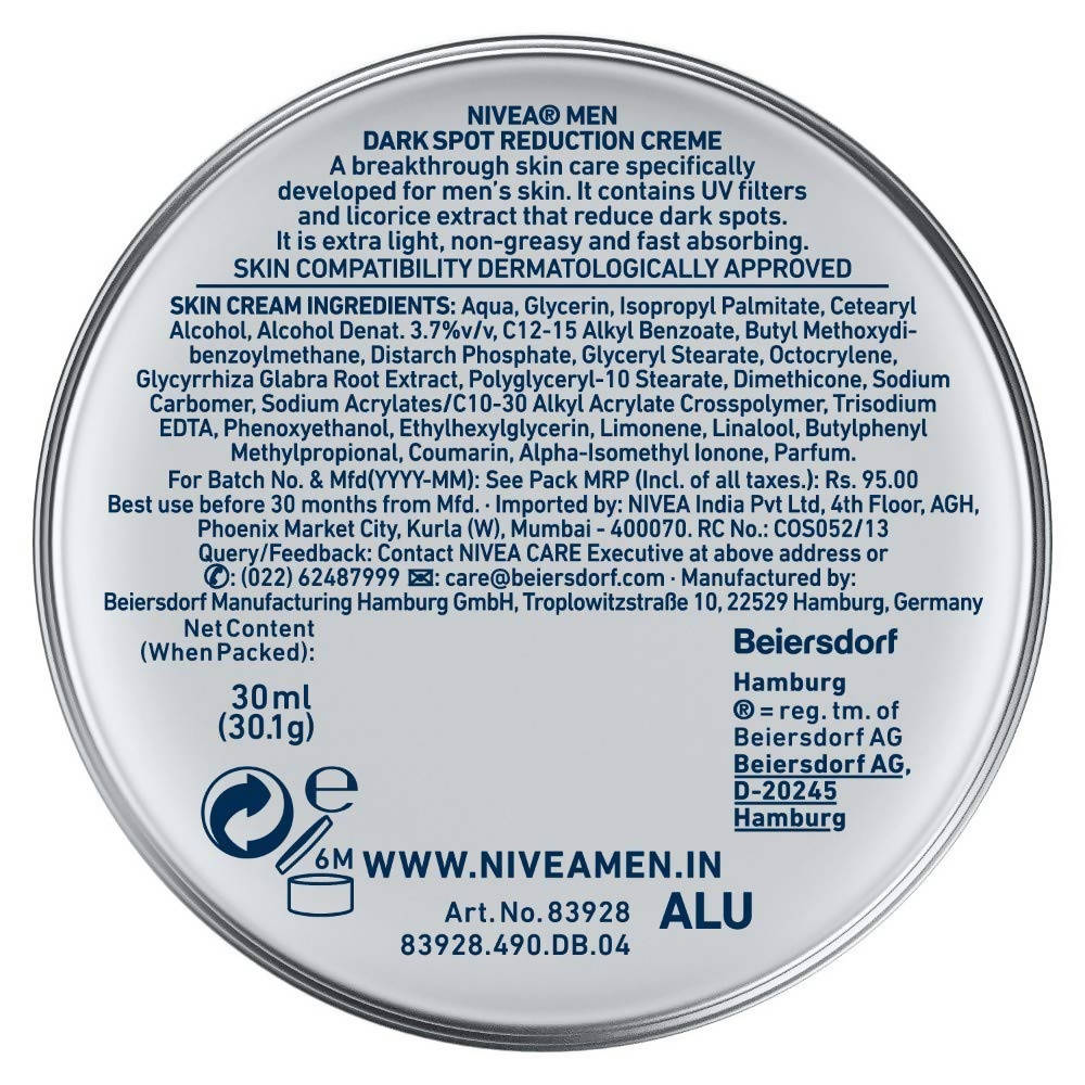 Nivea Men Dark Spot Reduction Crème 