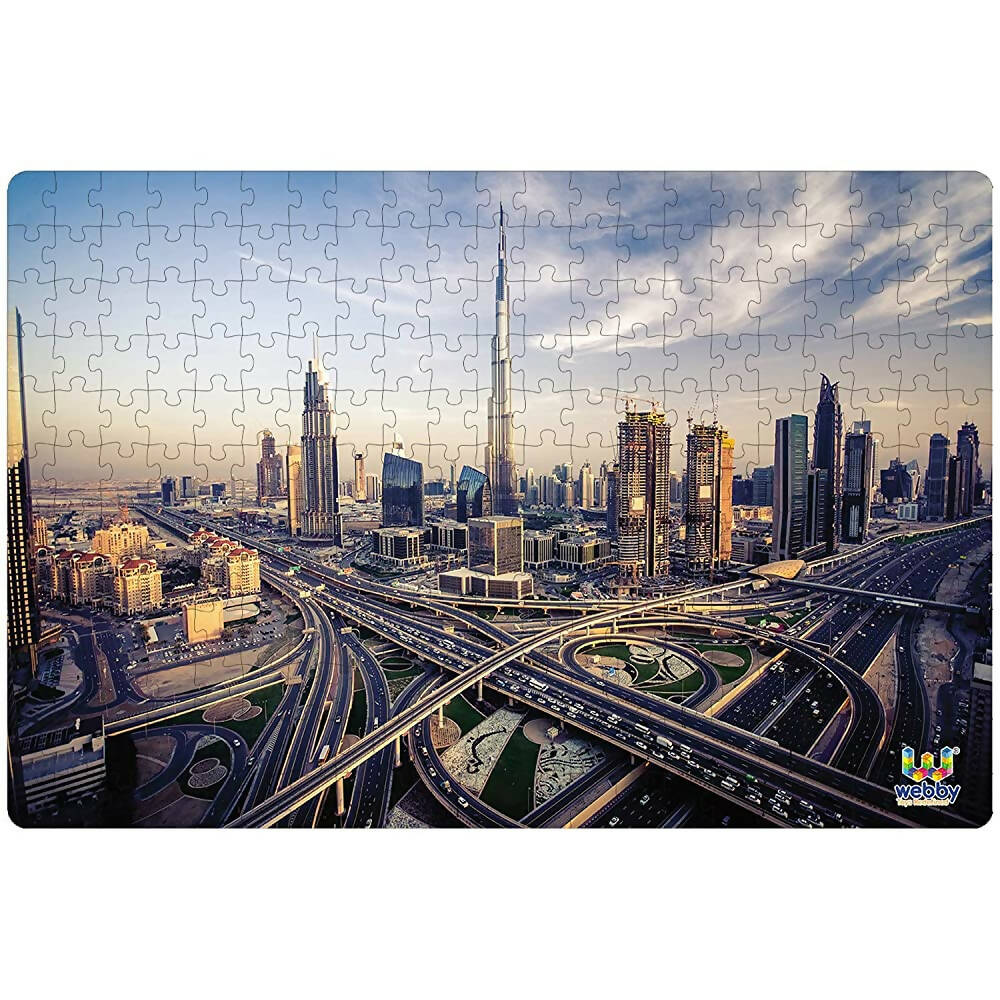 Webby Dubai Skyline Jigsaw Puzzle- 252 Pcs  Grab2Buy Webby Grab2Buy