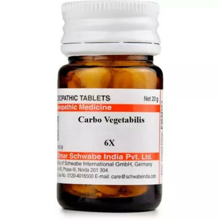 Dr. Willmar Schwabe India Carbo Vegetabilis Trituration Tablets 