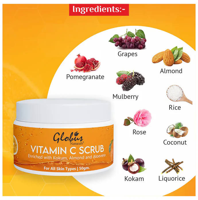 Globus Naturals Vitamin C Body Scrub 