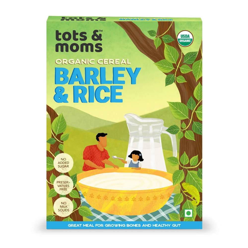 Tots and Moms Organic Cereal Barley & Rice Cereal - Grab2buy