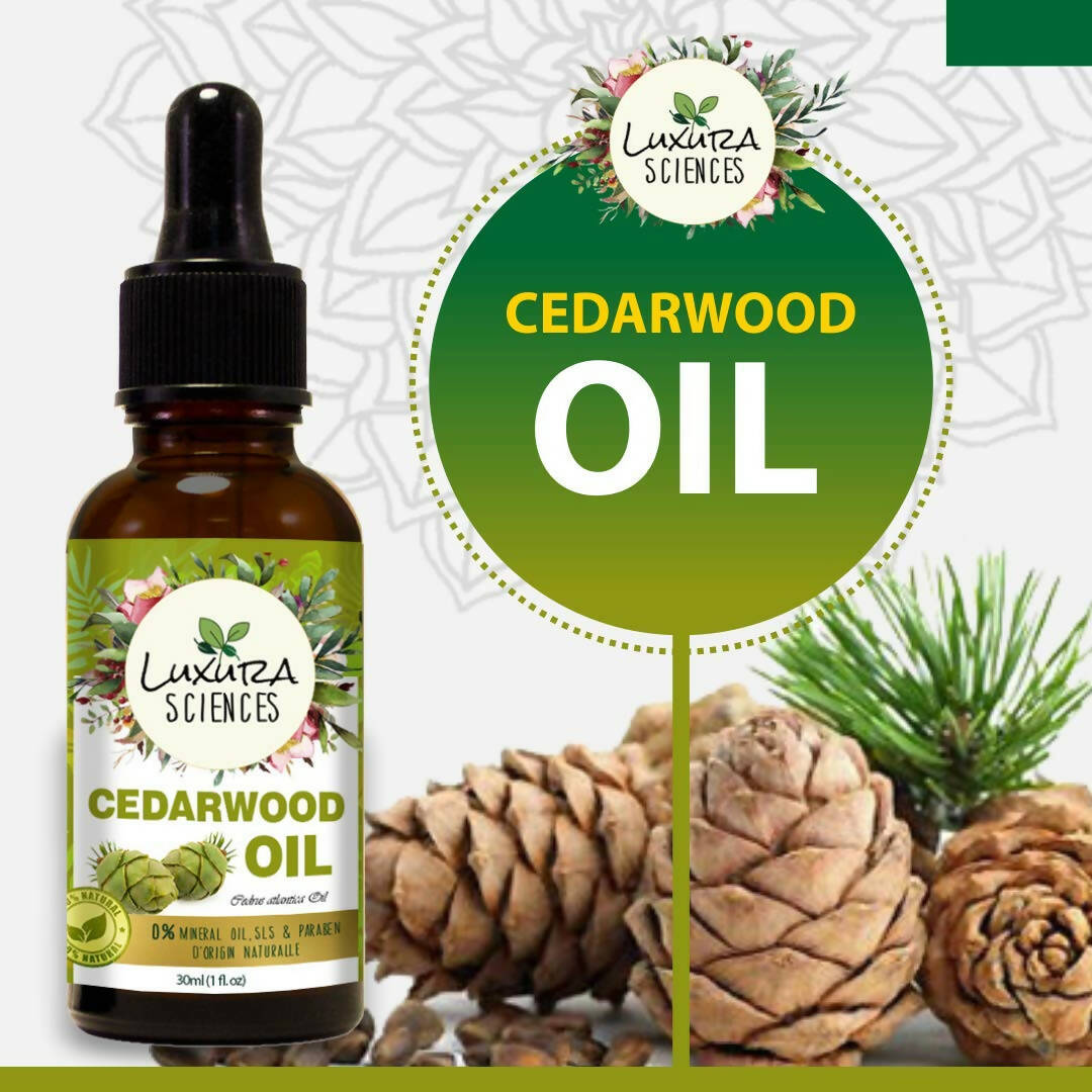 Luxura Sciences Organic Cedarwood Essential Oil 