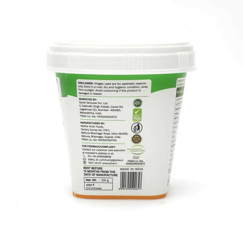 OZiva Natural Peanut Butter-Crunchy 
