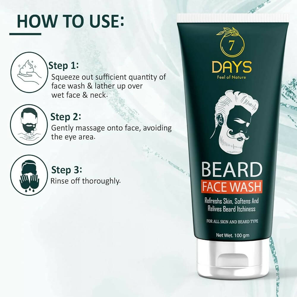 7 Days Beard Face Wash 