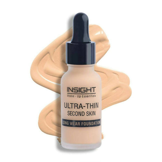 Insight Cosmetics Ultra-Thin Second Skin Long Wear Liquid, Creamnatural Foundation - Golden Honey - Grab2buy