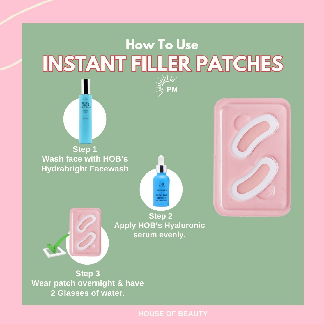 House of Beauty Instant Filler - Dissolvable Patches 0.25mm 