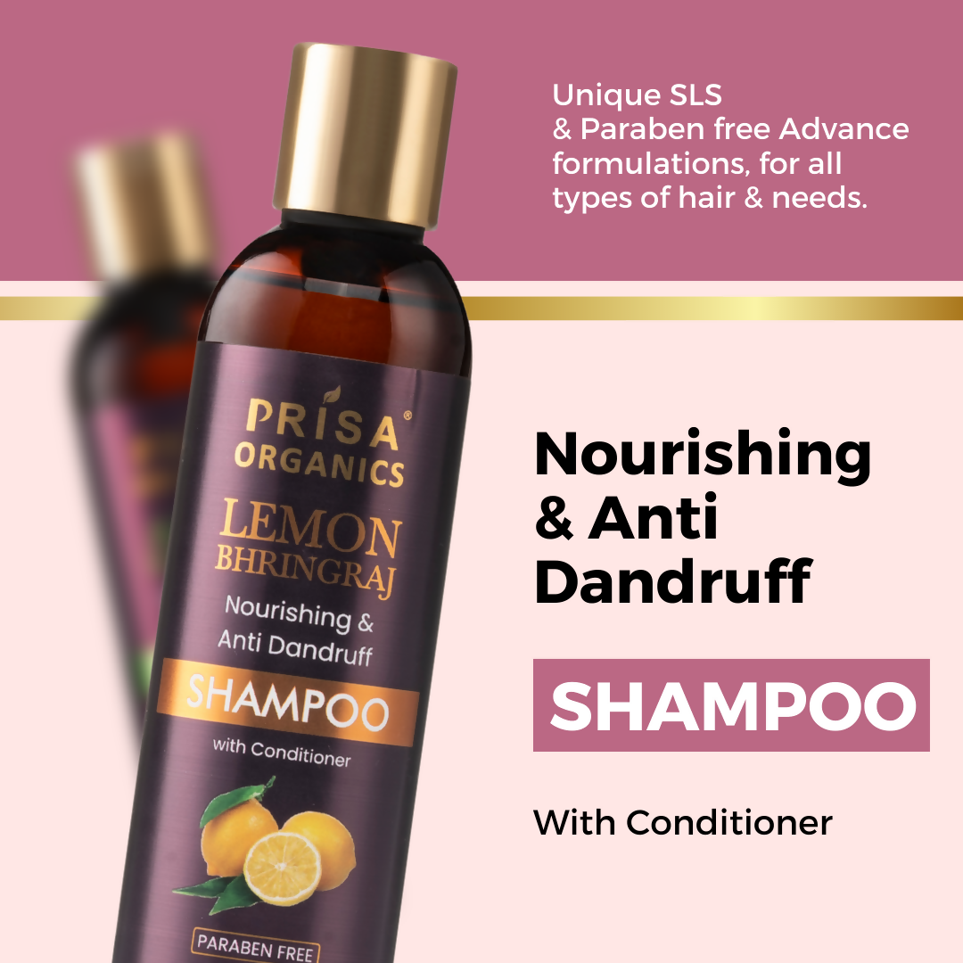 Prisa Organics Lemon & Bhringraj Shampoo - Grab2buy
