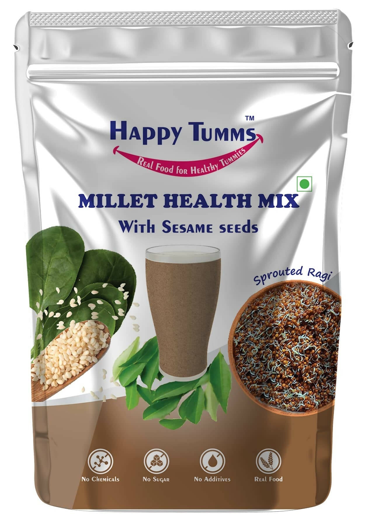 TummyFriendly Foods Organic Millet Health Mix With Sesame Seeds and Curry Leaves  Grab2Buy TummyFriendly Foods Grab2Buy