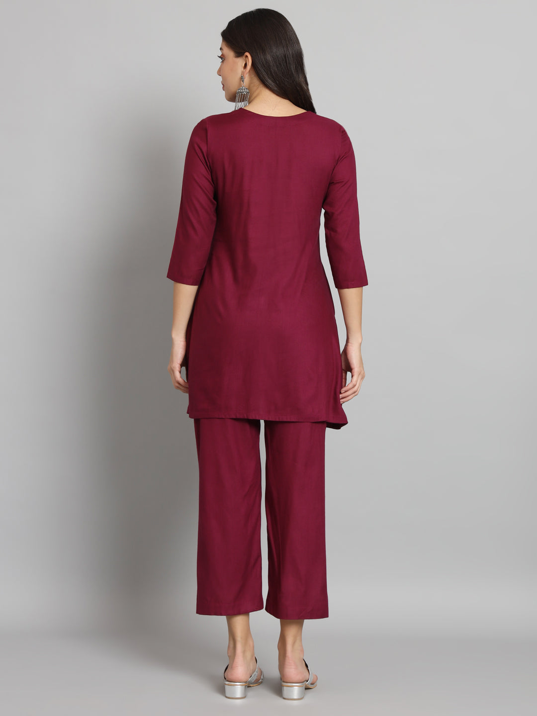 Fab Fashion Maroon Co-Ord Set 