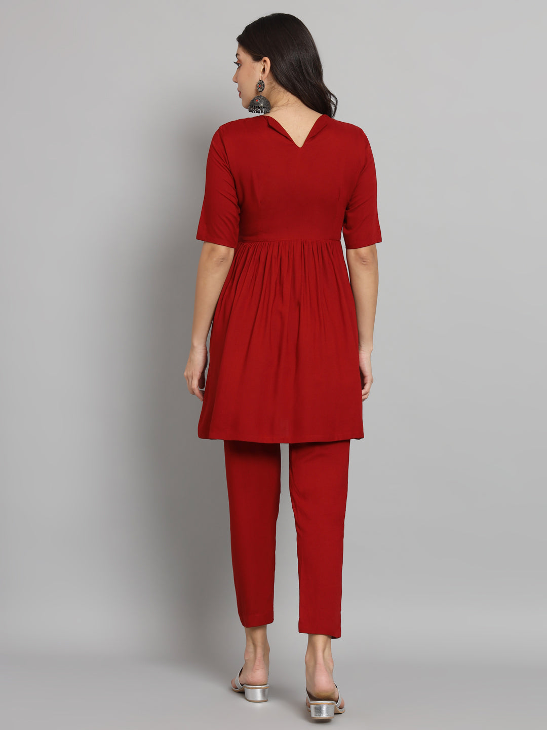 Fab Fashion Cherry Red Co-Ord set 