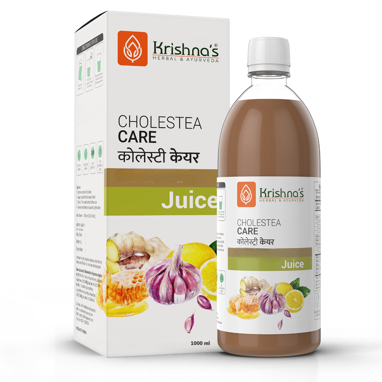 Krishna'S Herbal & Ayurveda Cholestea Care Juice 