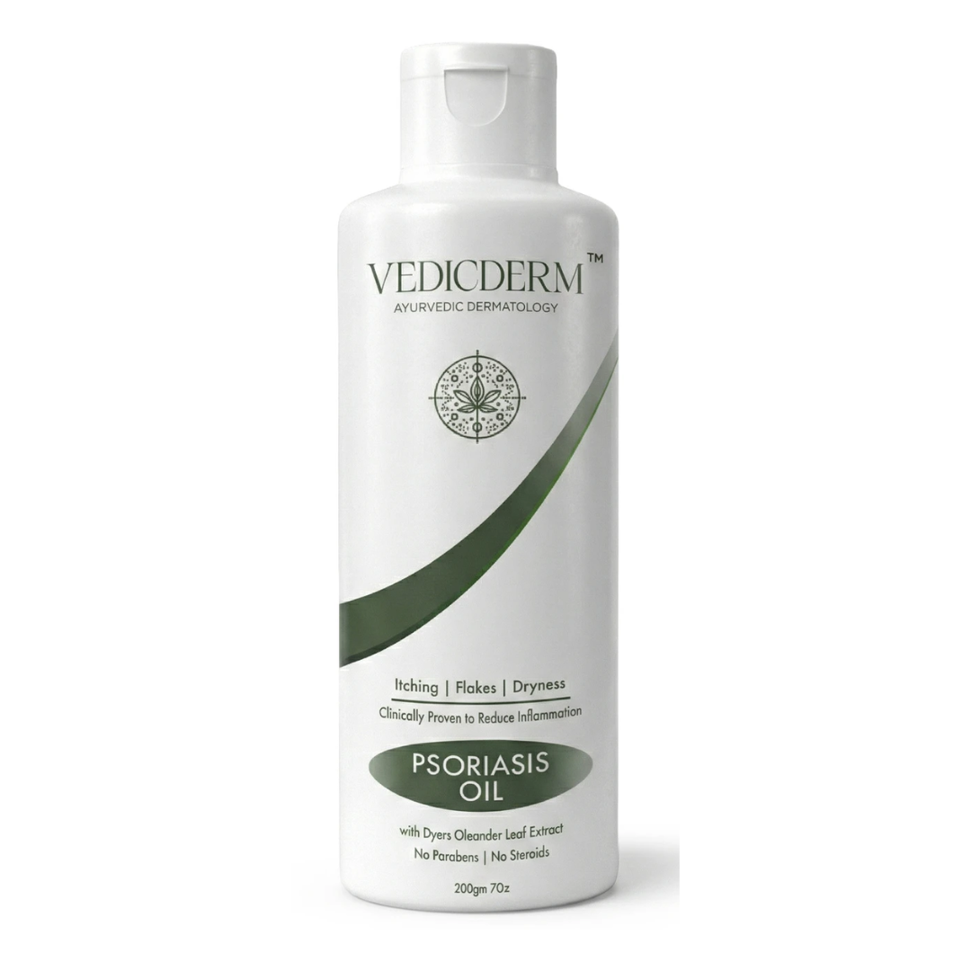 VedicDerm Oleander's Oil for Psoriasis, Eczema, and Atopic Dermatitis  Grab2Buy VedicDerm Grab2Buy