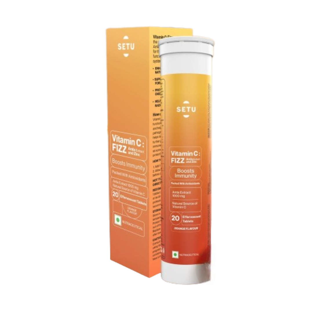 Setu Vitamin C: Fizz - 20 Effervescent Tablets 