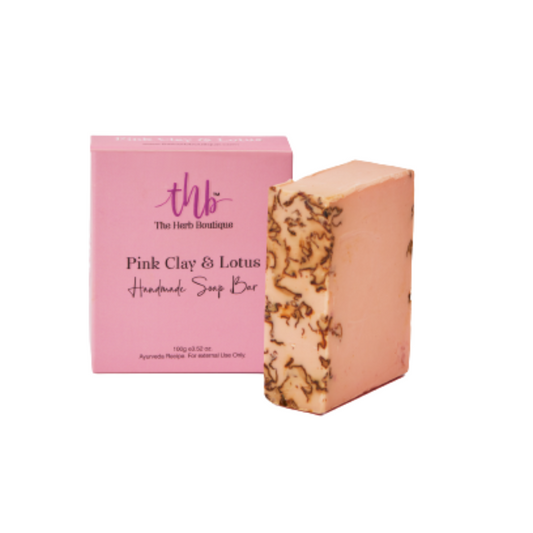 The Herb Boutique Pink Clay and Lotus Sugar Soap Bar - Grab2buy
