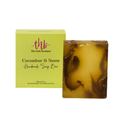 The Herb Boutique Cucumber And Neem Glycerine Soap Bar - Grab2buy