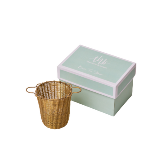 The Herb Boutique Brass Tea Strainer Basket | Grab2Buy
