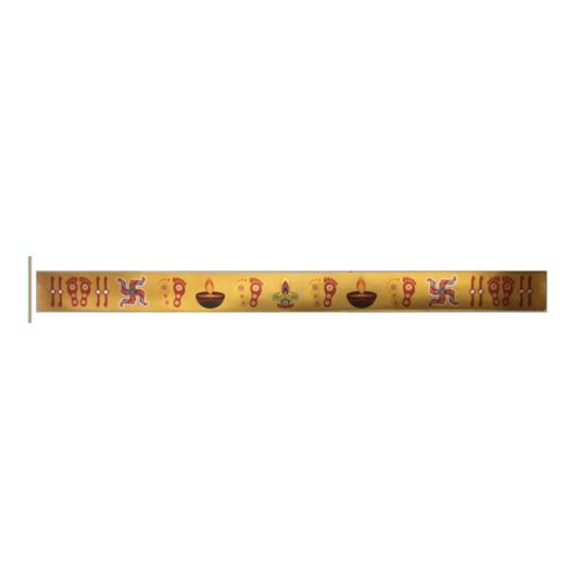 Stickerbazaar Micro Golden Door Border Patti Sticker 