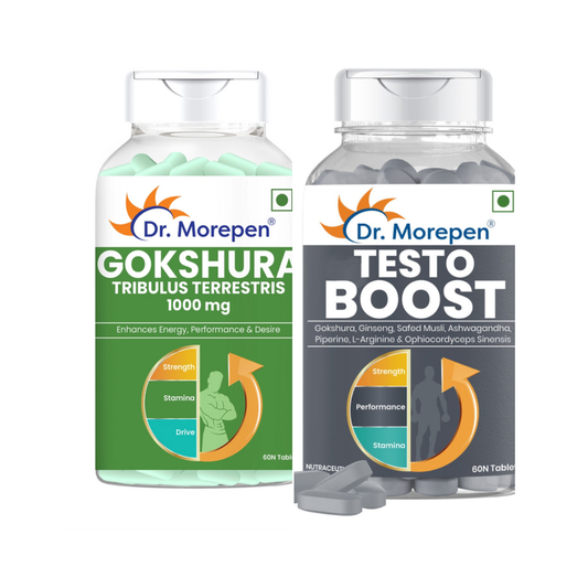 Dr Morpen Gokshura & Testo Boost -Performance Combo Pack 