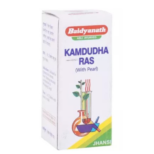 Baidyanath Jhansi Kamdudha Ras (Moti. Yukta) - Grab2buy