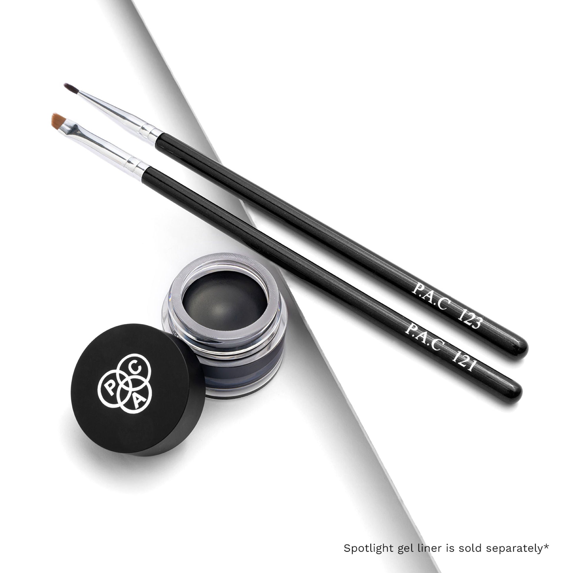 PAC Studio Eyeliner Brush Combo - 121 & 123