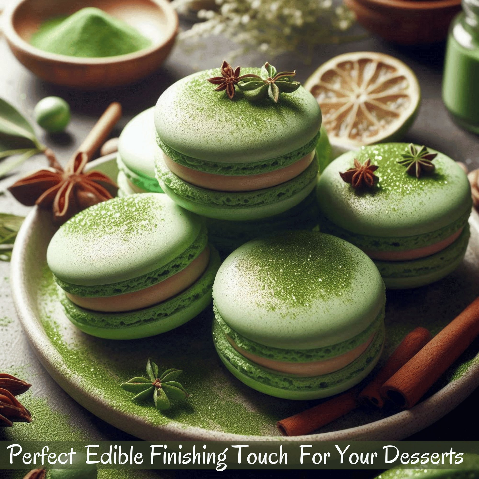 Confect Orchid Green | Edible Luster Dust