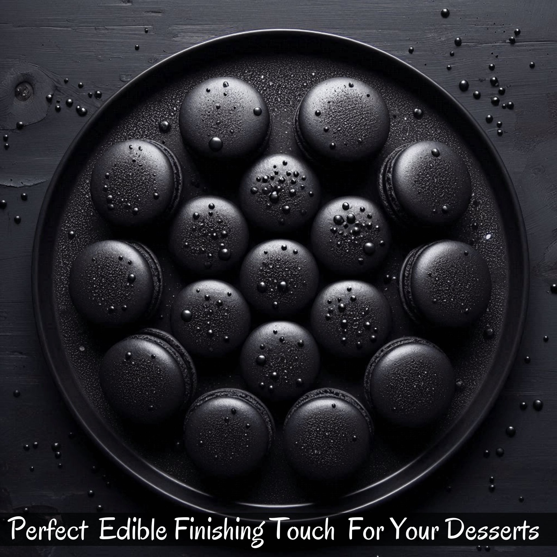 Confect Tulip Black | Edible Luster Dust  Grab2Buy Confect Grab2Buy