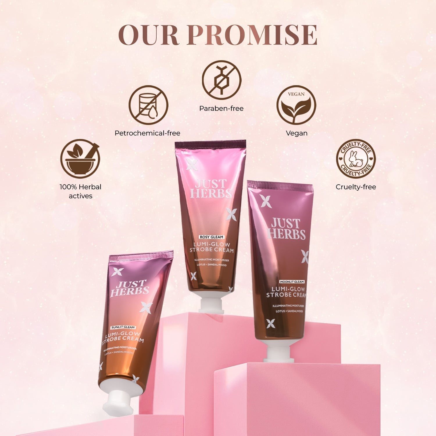 Lumi-glow Strobe Cream with Lotus and Sandalwood 