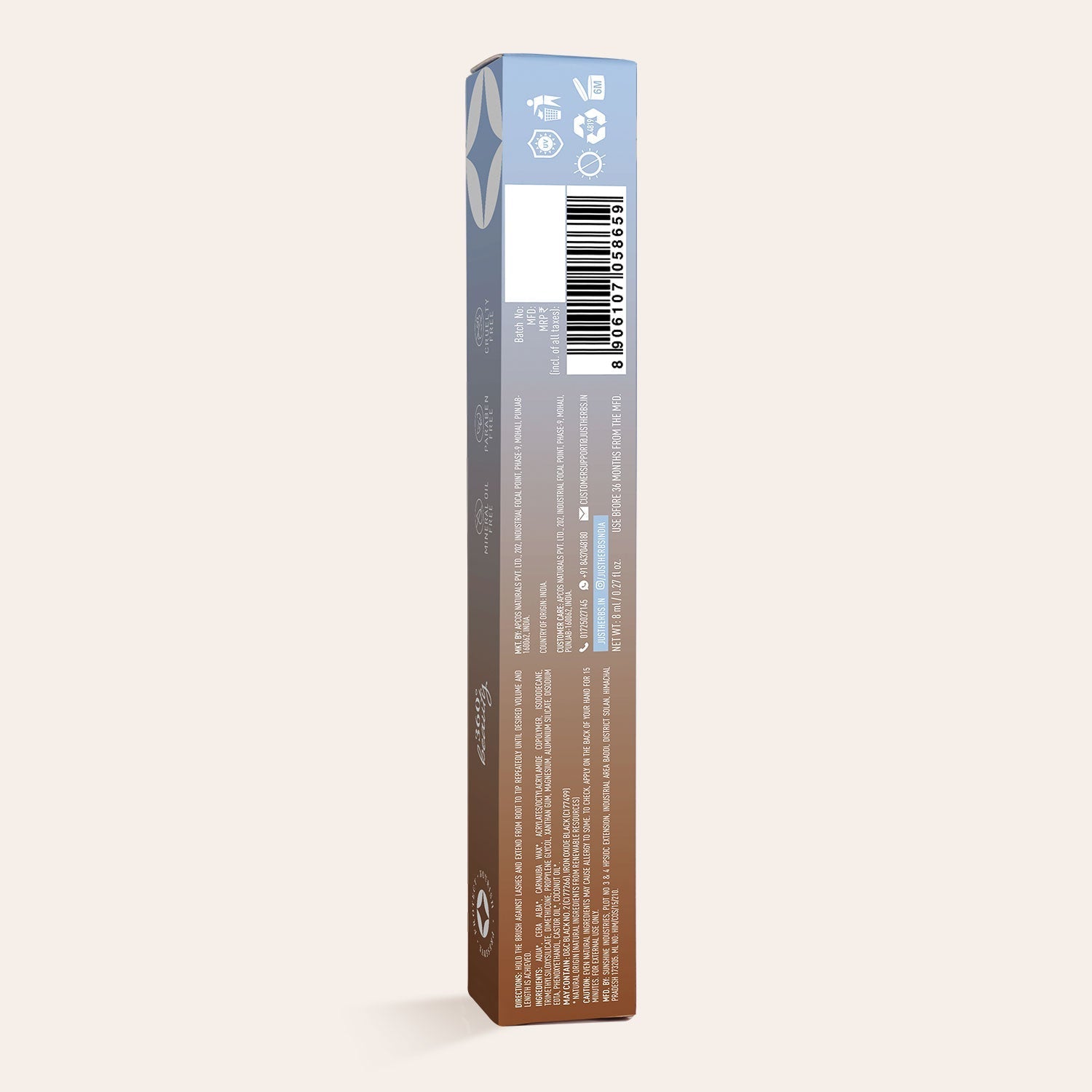 Serum-infused Volume Boost Mascara with Castor Oil and Coconut Oil 