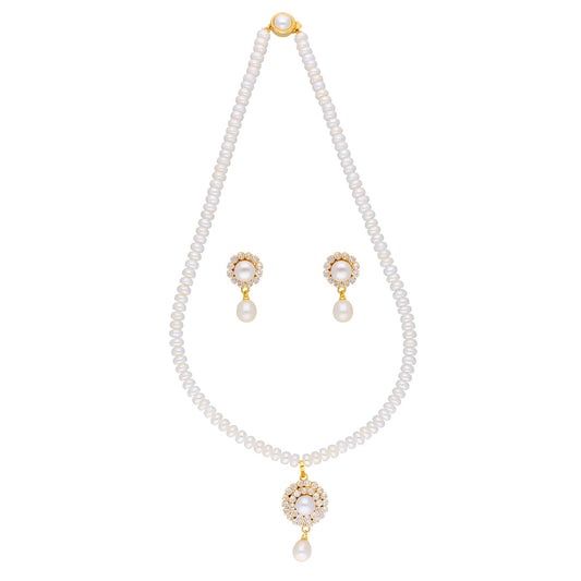 J Pearls Royal Pearl Set - Real Pearl Jewelry - Grab2buy