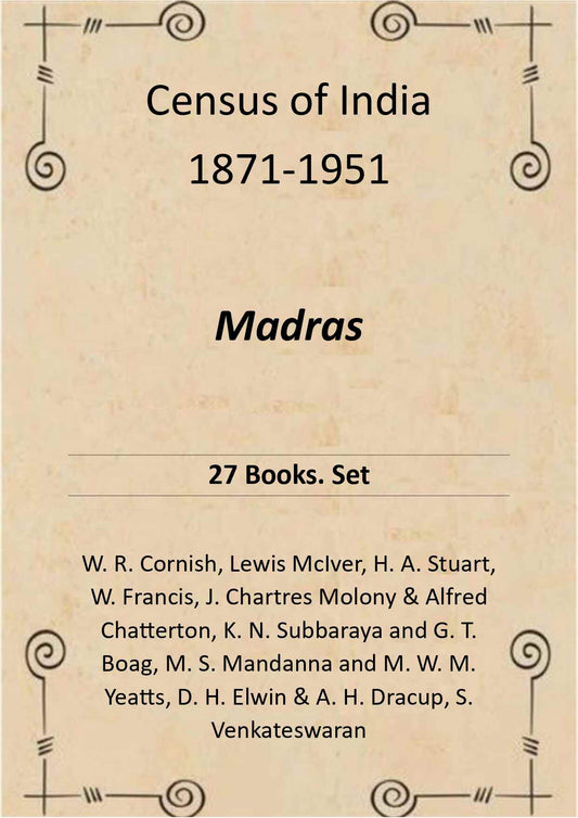 Census of India 1871-1951: Madras - Gyan Books 