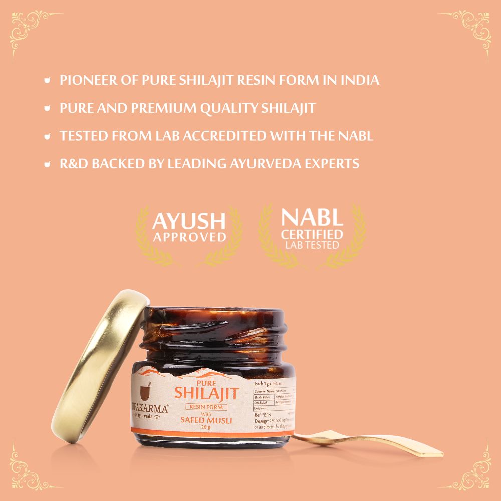 Upakarma Ayurveda Original & Pure SJ Resin Form With Safed Musli 