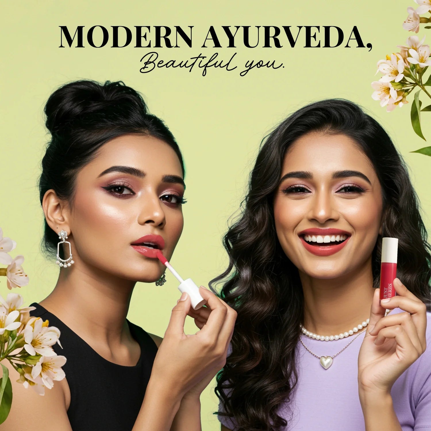 Herb Enriched Matte Liquid Lipstick Kit- Set of 5 
