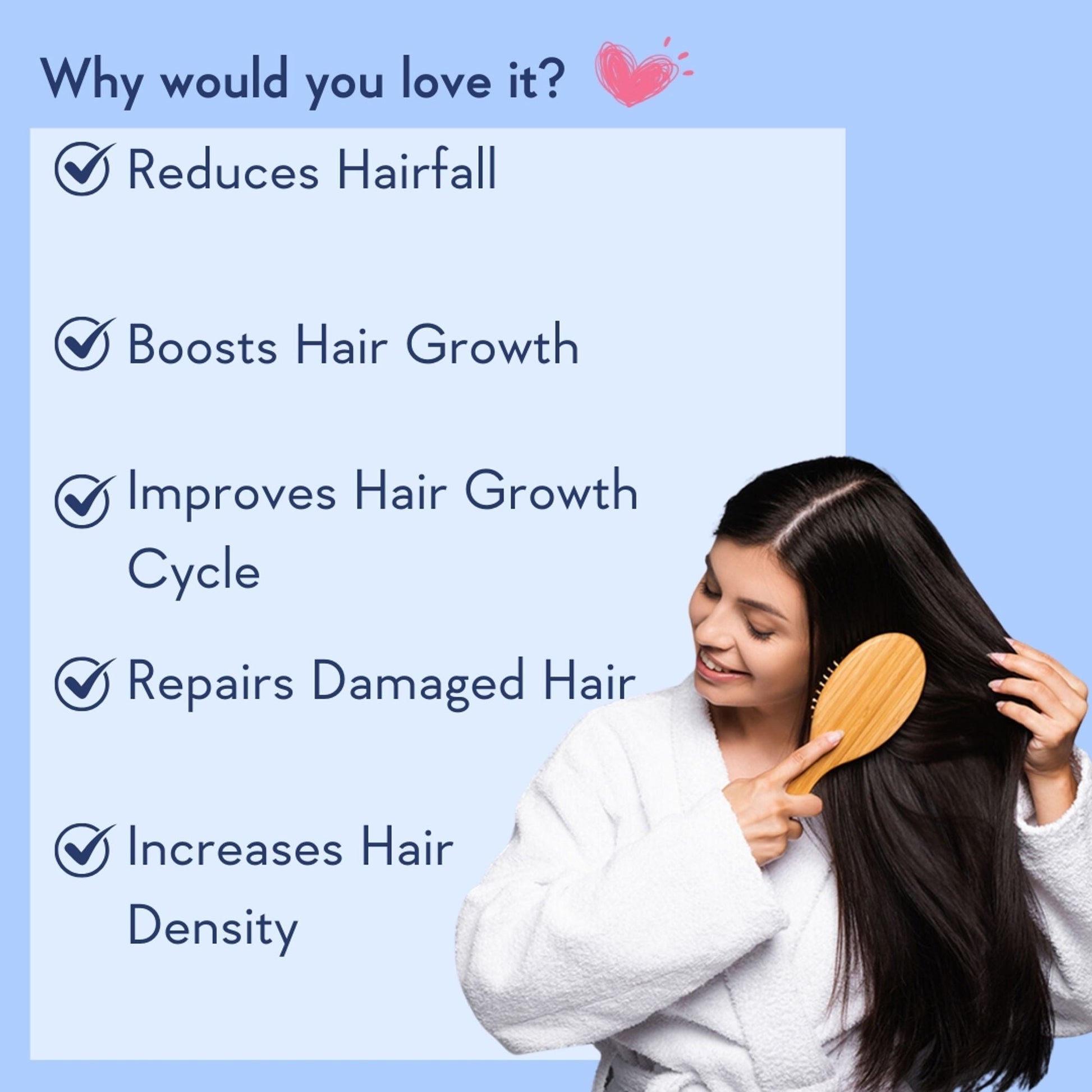Wishcare Hair Growth Serum Concentrate In-Vivo Tested Redensyl, Anagain, Biotin,Keratin & Rice Water  Grab2Buy Wishcare Grab2Buy