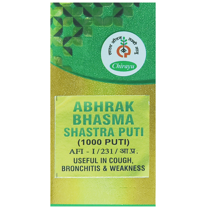 Chirayu Abhrak Bhasma Shastra 1000 Putti 