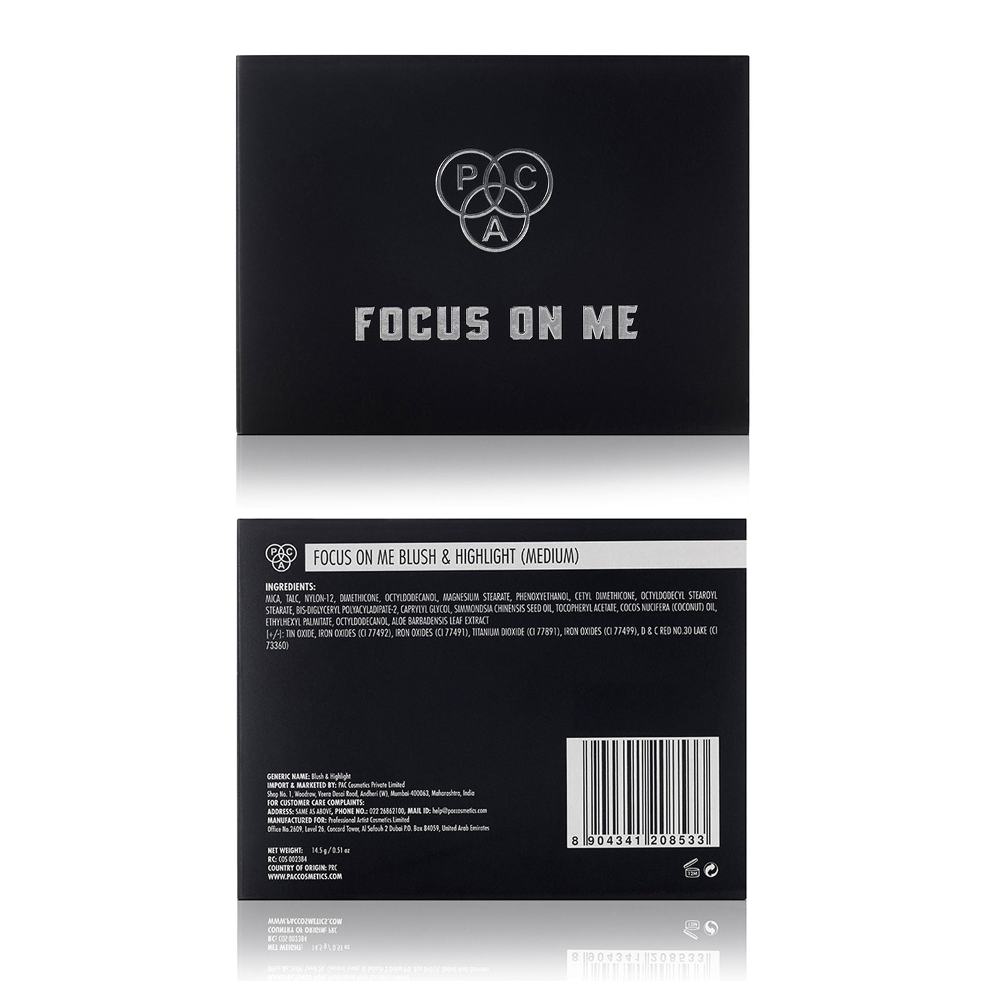 PAC Studio Focus On Me Blush & Highlighter - Medium