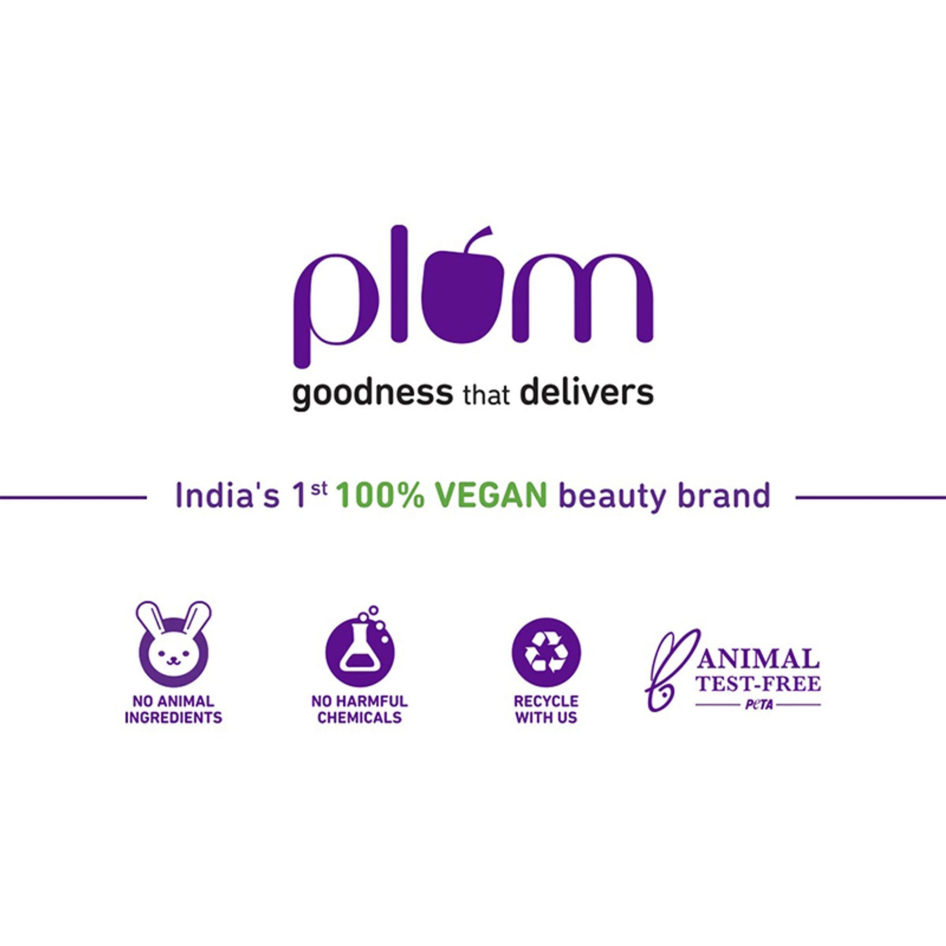 Plum Coconut & Squalane Nutri-Shine Hair Serum For Smooth- Shiny Hair