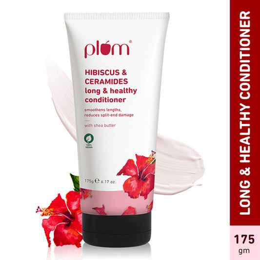 Plum Hibiscus & Ceramides Conditioner For Healthy- Long Hair