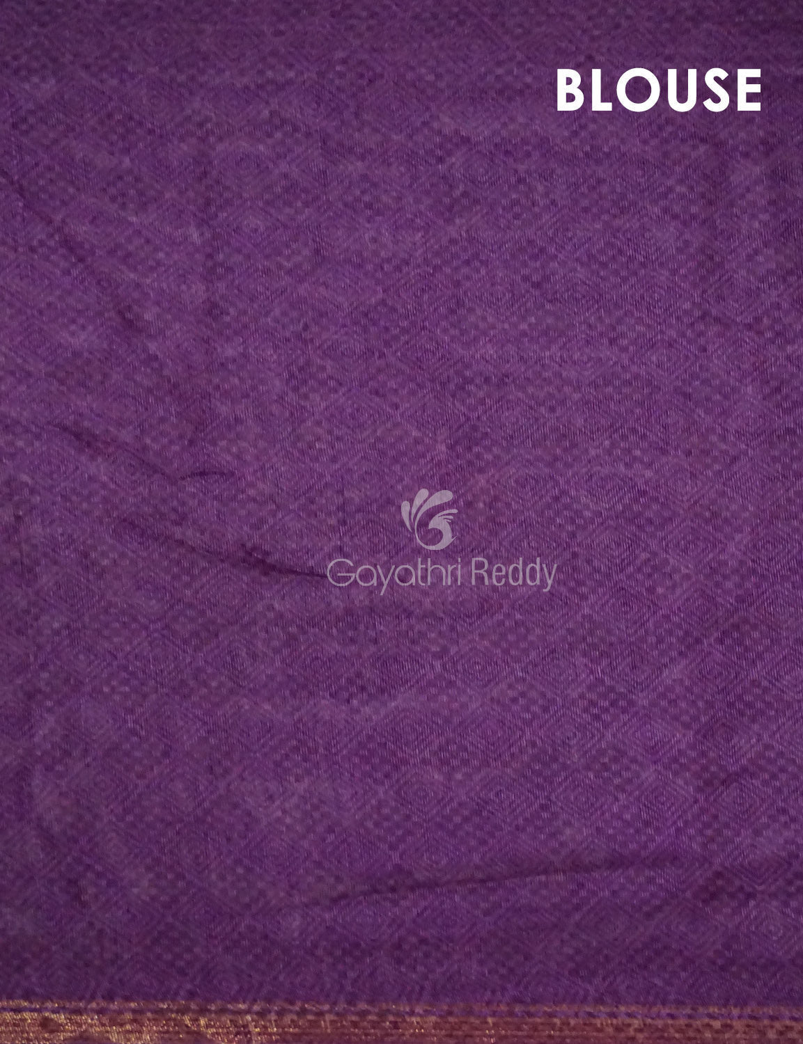 Light Orange And Purple Colour Printed Semi Chanderi Grab2Buy By Gayathri Reddy Designer Studio 