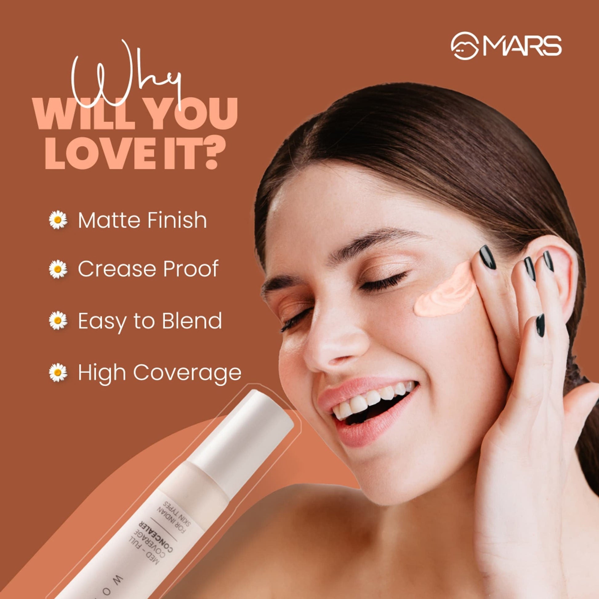 MARS Cosmetics Wonder Cover Liquid Concealer - Shade 08 