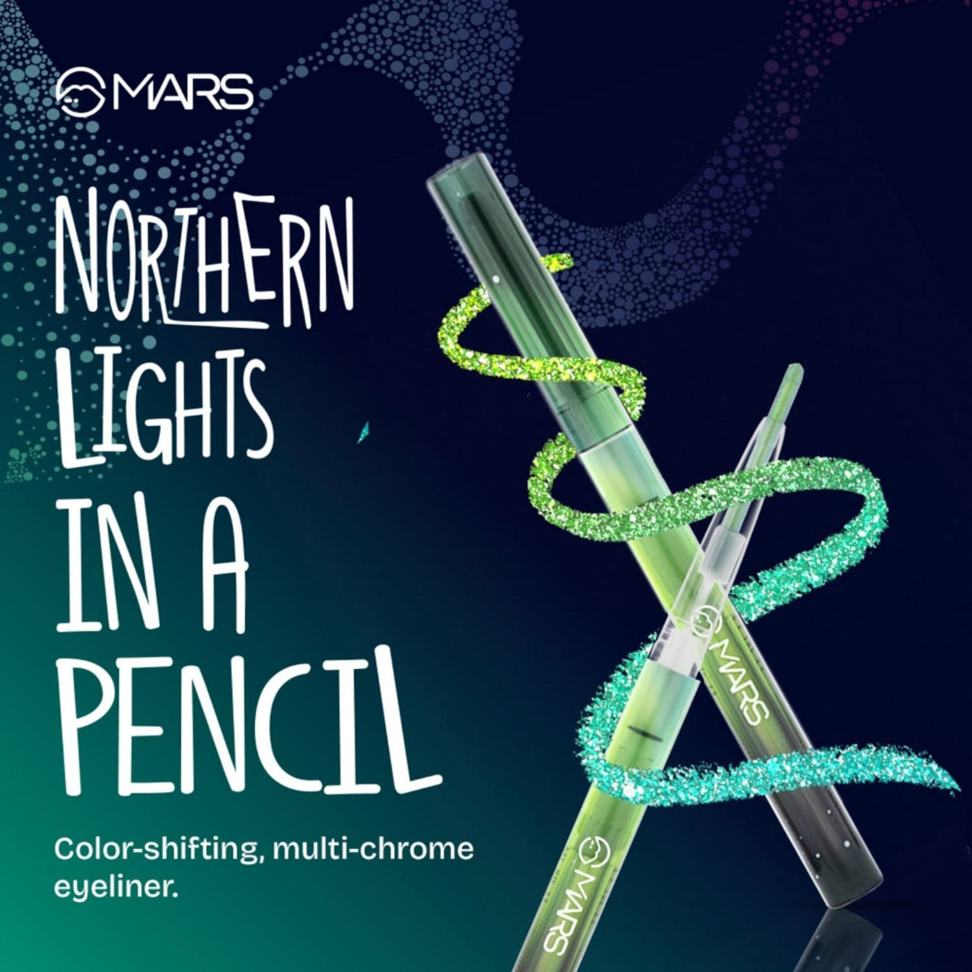 MARS Cosmetics Northern Lights In A Pencil Eyeliner - 02-Alaskan Azure 