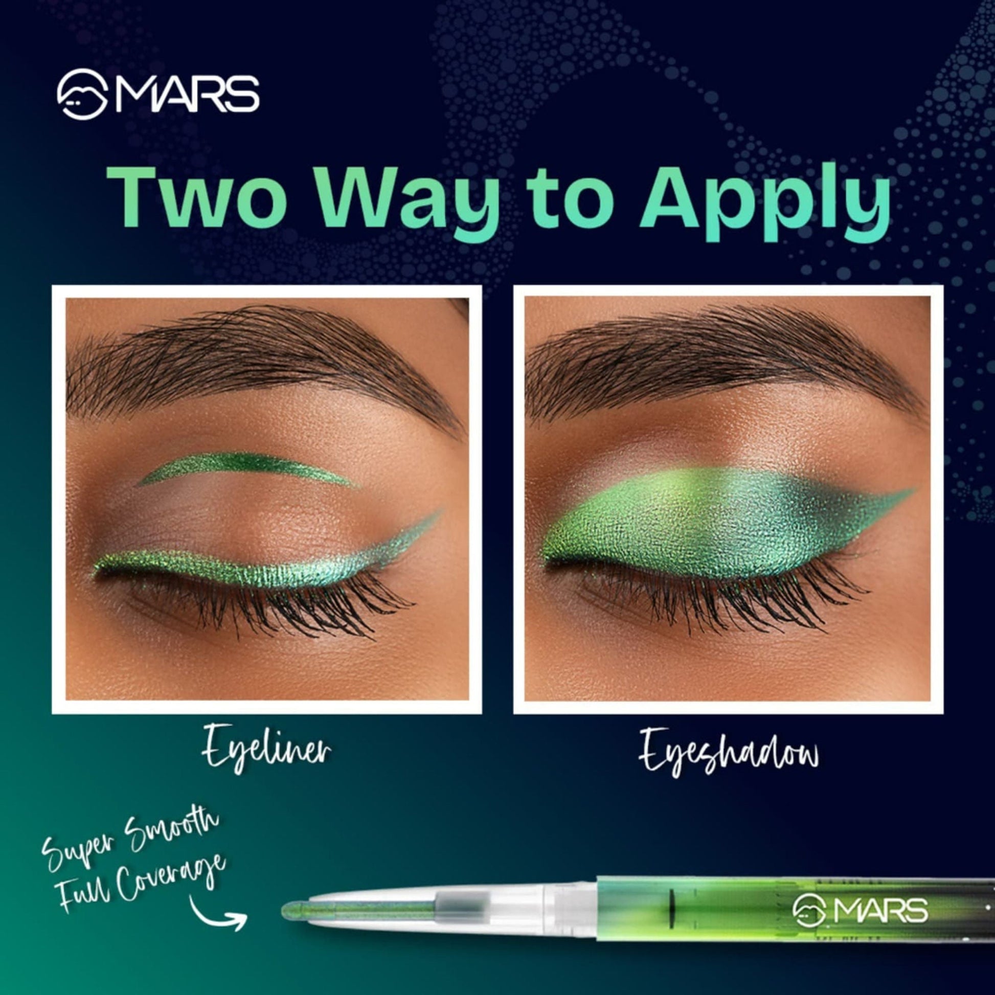 MARS Cosmetics Northern Lights In A Pencil Eyeliner - 03-Tundra Teal 