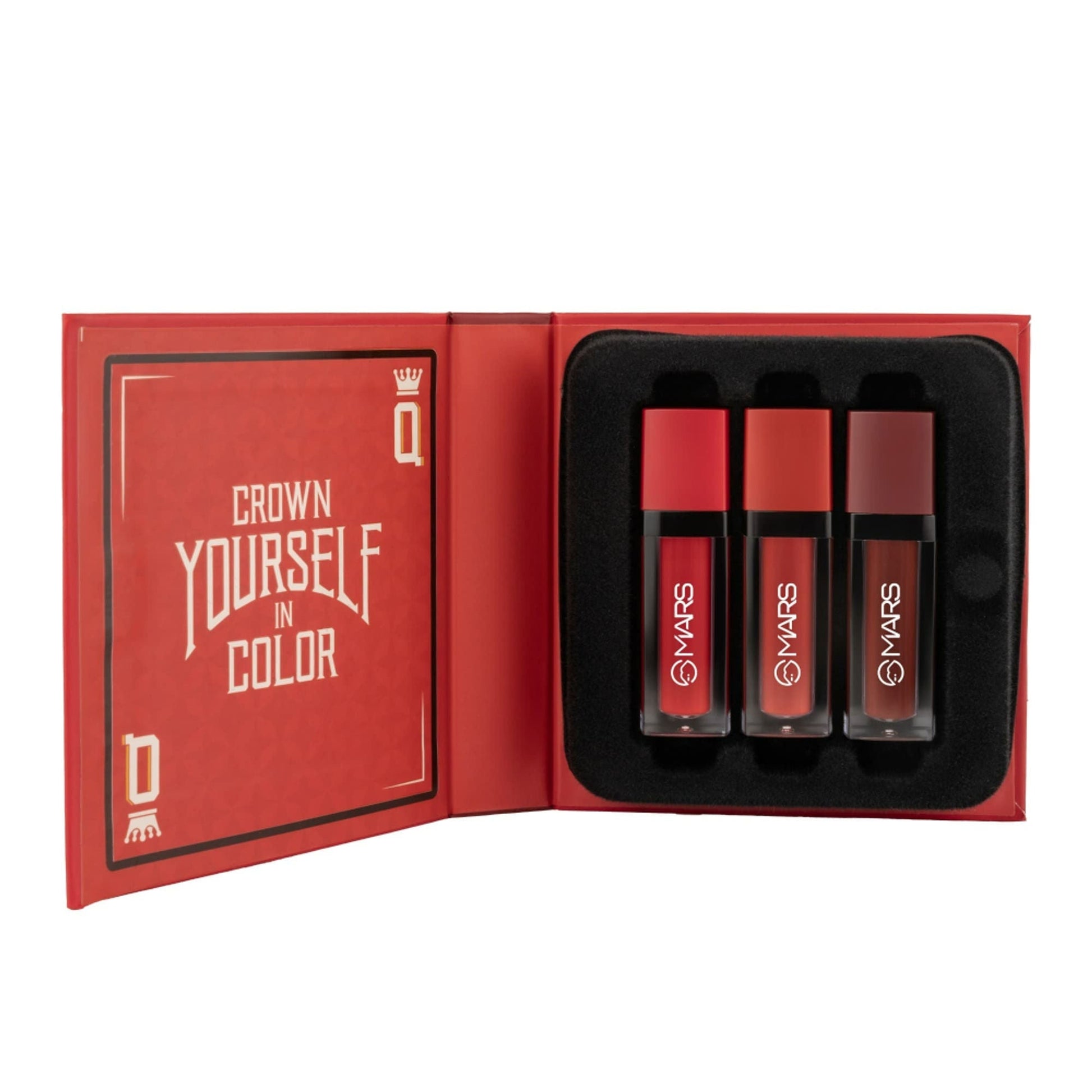 MARS Cosmetics Queen Of Mattes Reds & Maroons Liquid Lipsticks - Reds Maroons 