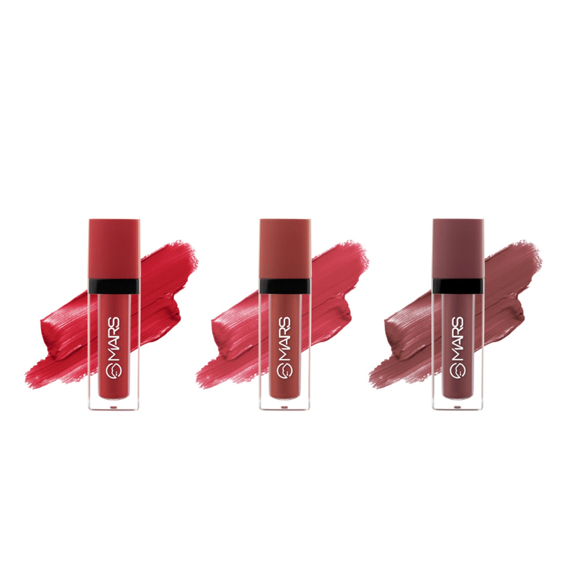 MARS Cosmetics Queen Of Mattes Reds & Maroons Liquid Lipsticks - Reds Maroons 