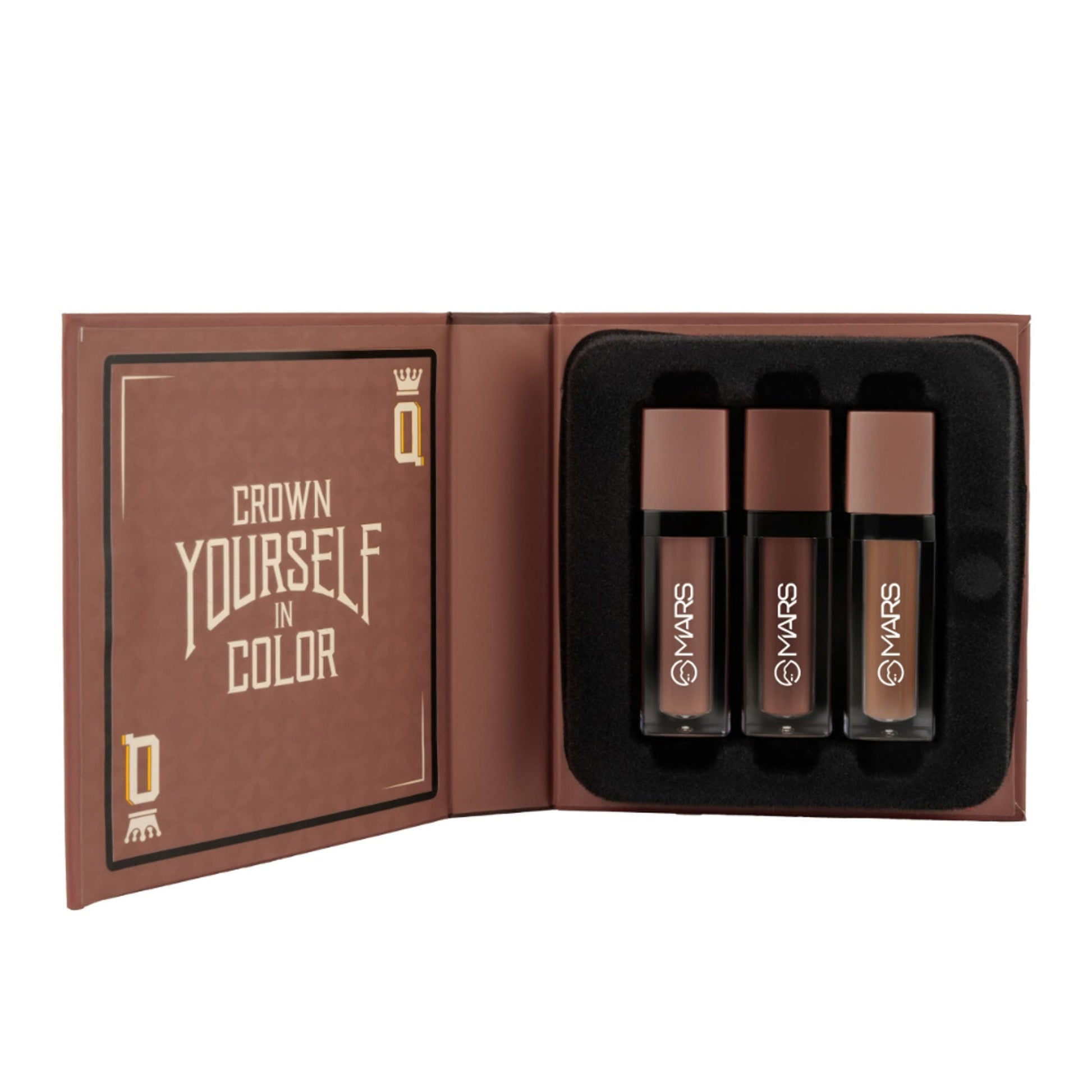 MARS Cosmetics Queen Of Mattes Reds & Maroons Liquid Lipsticks - Browns 