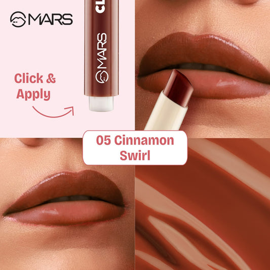 MARS Cosmetics Click Stix Gloss Lip Balm - 05-cinnamon Swirl