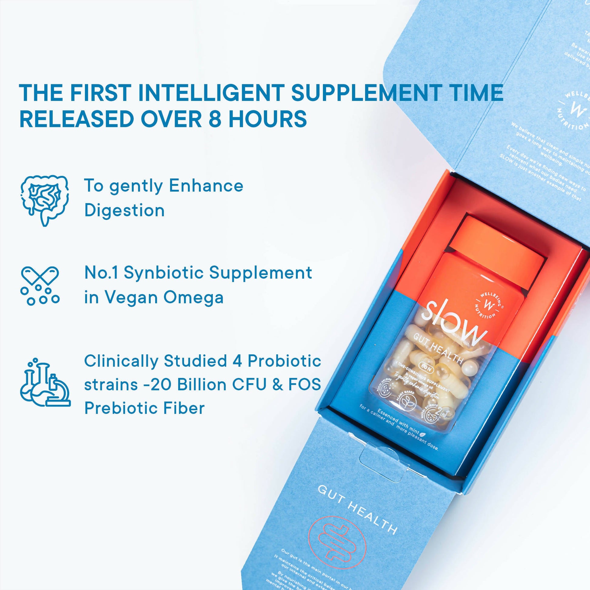 Wellbeing Nutrition Slow | Gut Health Capsules - Grab2buy